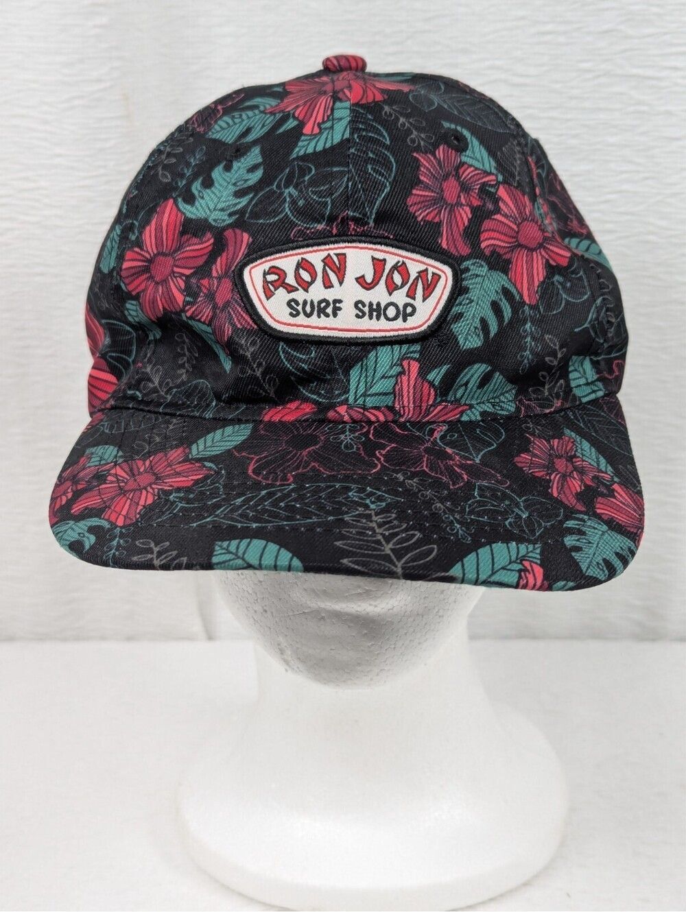 Ron Jon Surf Shop - Hook and Loop Hat Cap Flowers Surfer Beach